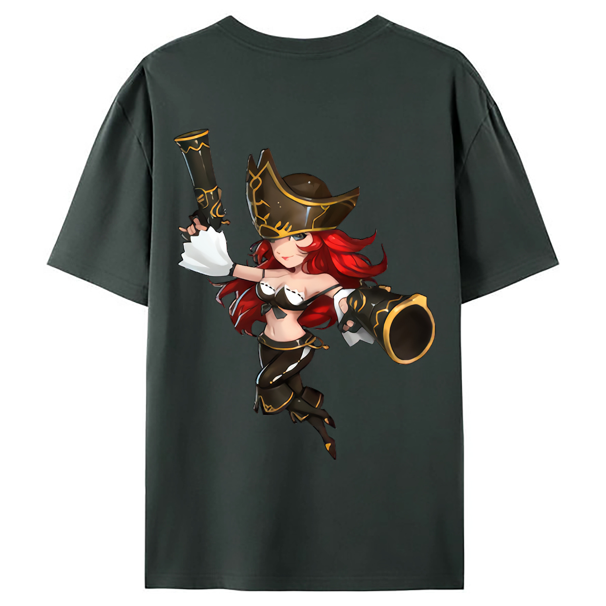 （画像用） リーグ・オブ・レジェンド League of Legends LOL 綿100％ メンズ半袖Tシャツ（バックプリント） 通気性